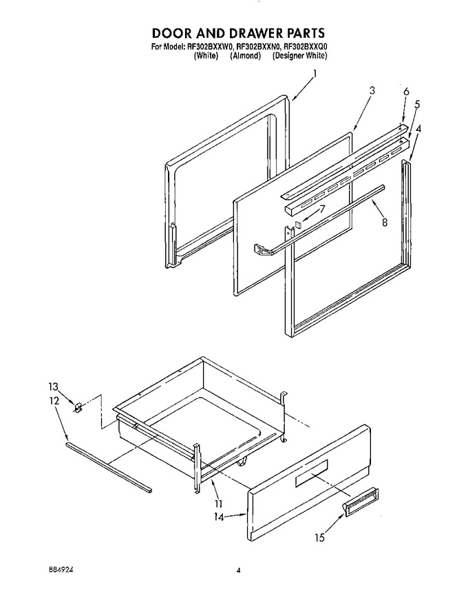 Diagram for RF302BXXW0