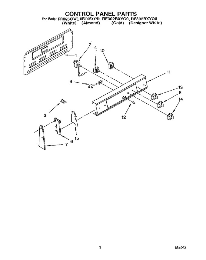 Diagram for RF302BXYQ0
