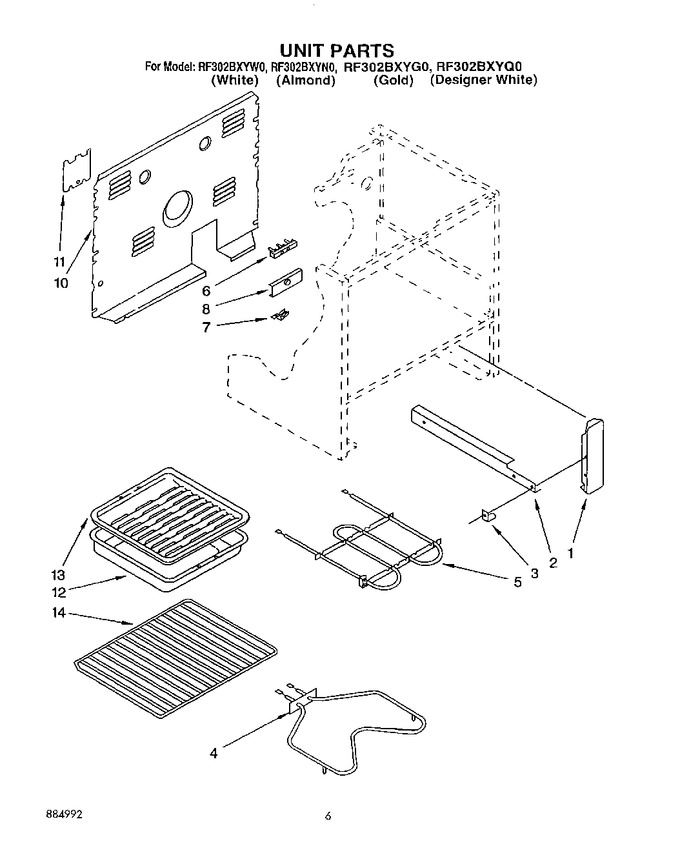 Diagram for RF302BXYQ0