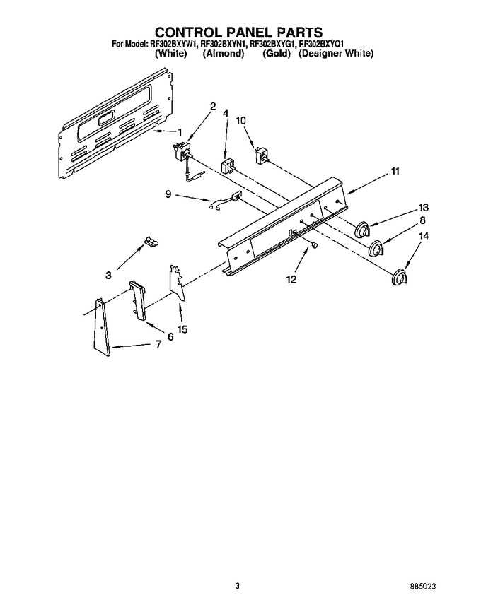 Diagram for RF302BXYG1