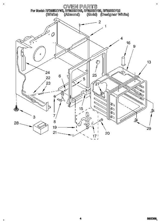 Diagram for RF302BXYW2