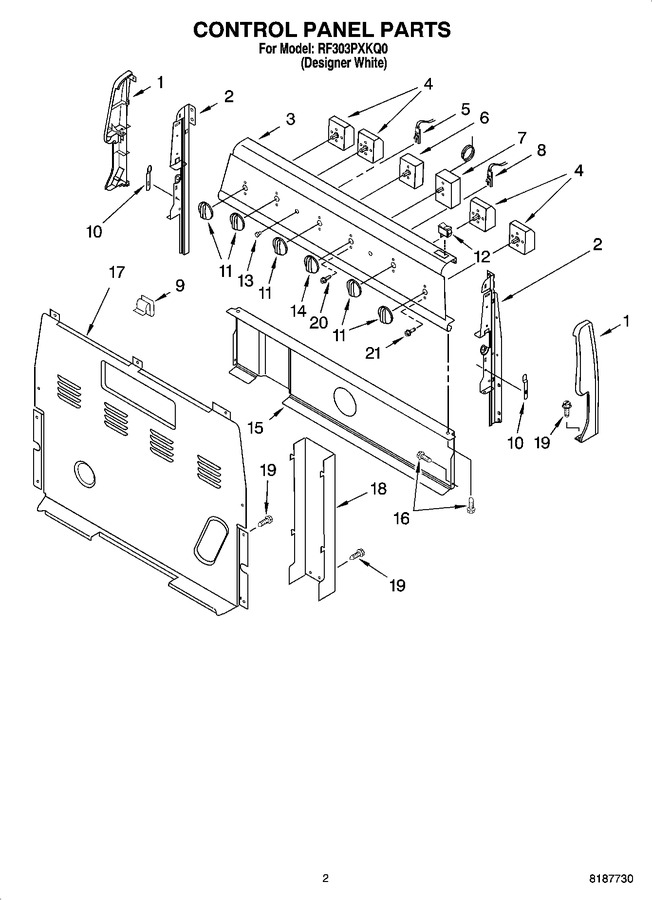Diagram for RF303PXKQ0
