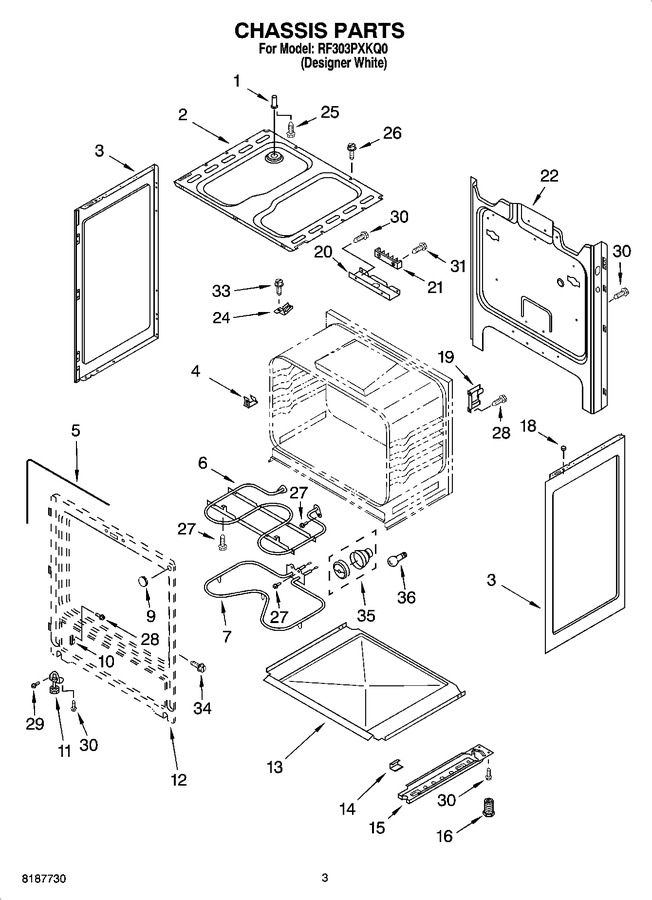 Diagram for RF303PXKQ0