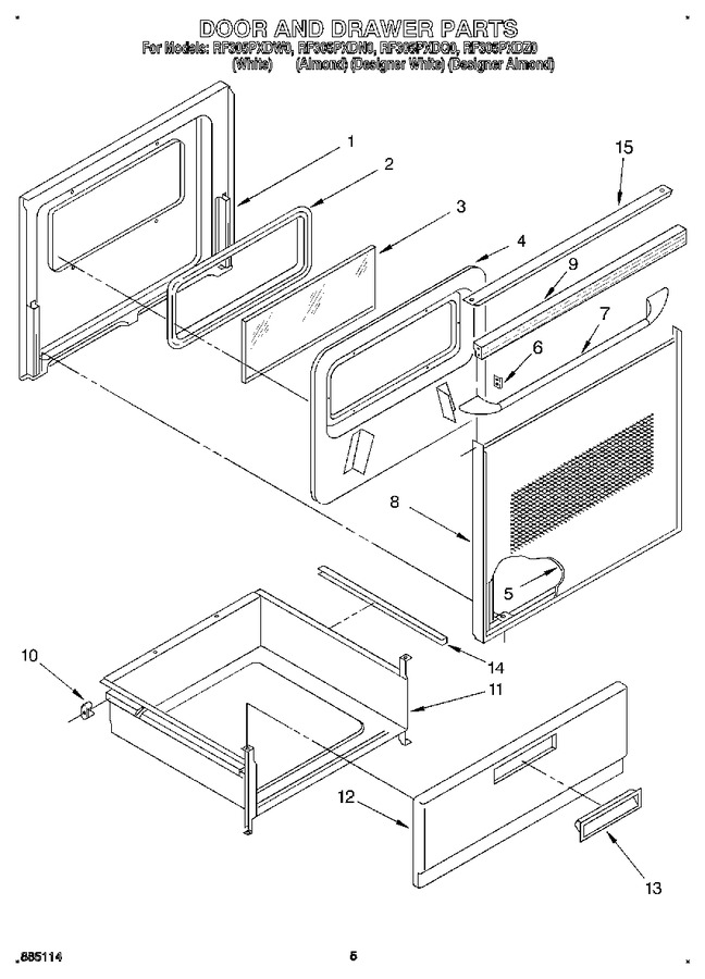 Diagram for RF305PXDQ0