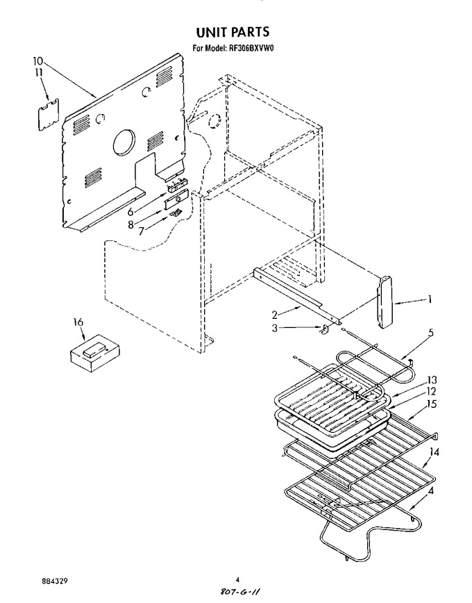 Diagram for RF306BXVW0