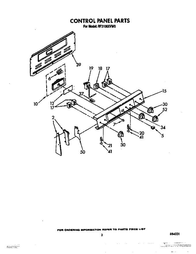 Diagram for RF3100XVW0