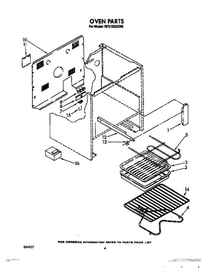Diagram for RF3105XXW0