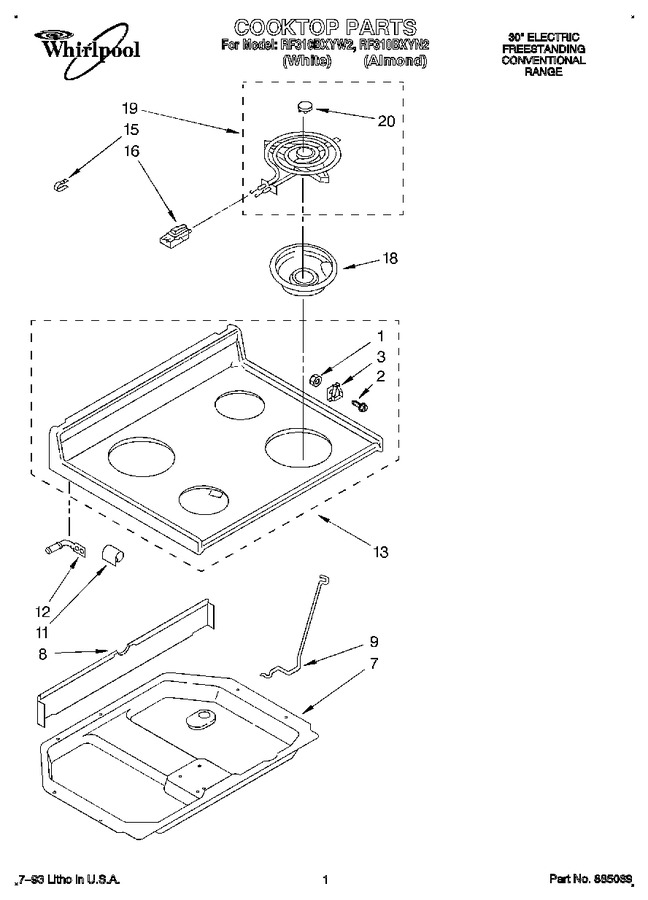 Diagram for RF310BXYW2