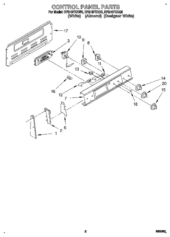 Diagram for RF310PXAN0