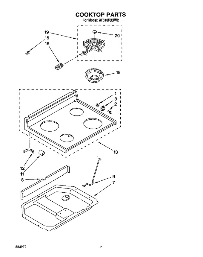 Diagram for RF310PXXW2