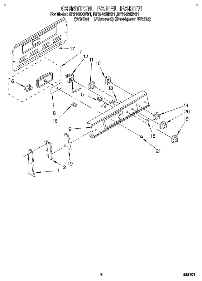 Diagram for RF314BXBW1