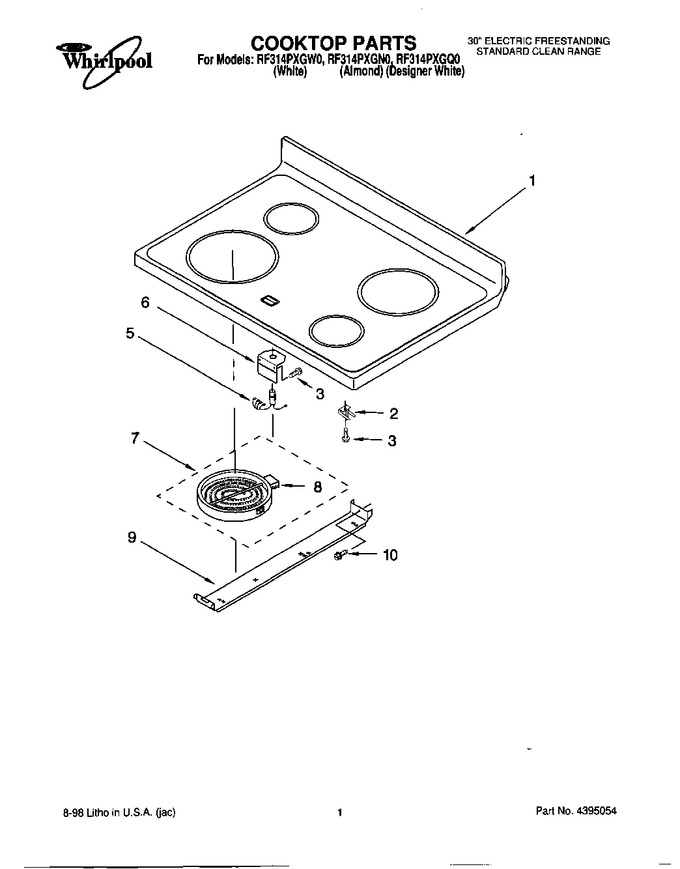 Diagram for RF314PXGW0