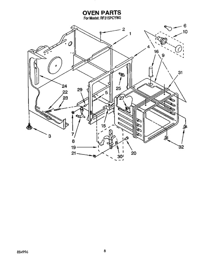 Diagram for RF315PCYN0