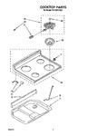 Diagram for 02 - Cooktop, Lit/optional