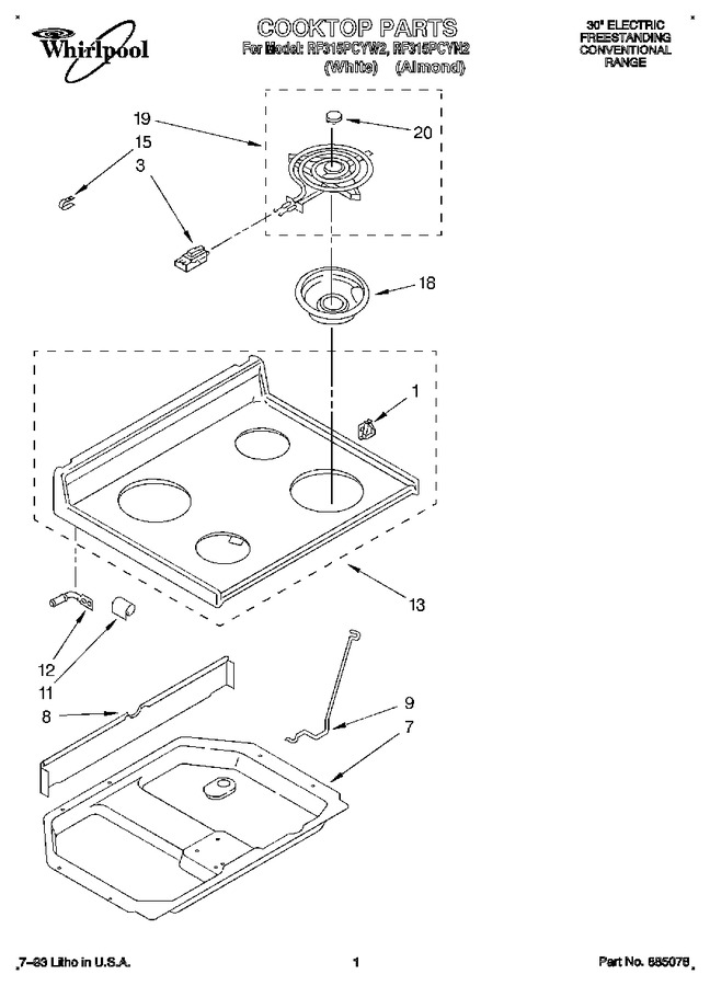 Diagram for RF315PCYN2