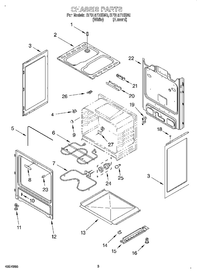 Diagram for RF315PXEW0