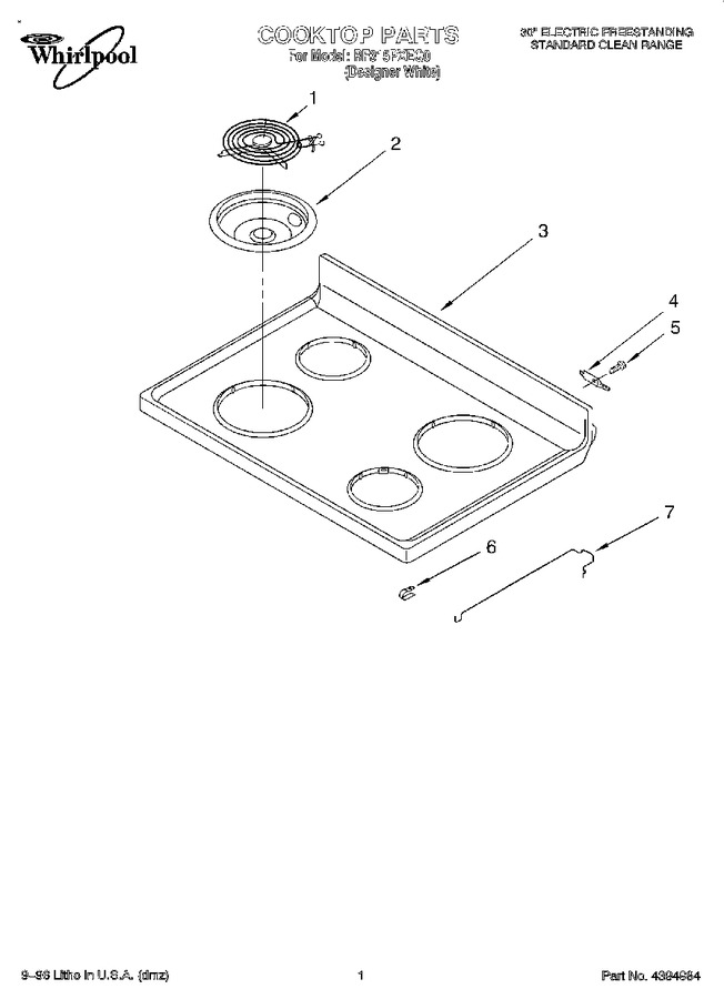 Diagram for RF315PXEQ0
