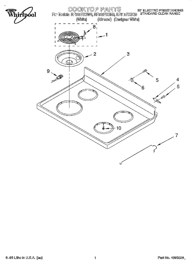 Diagram for RF315PXGQ0