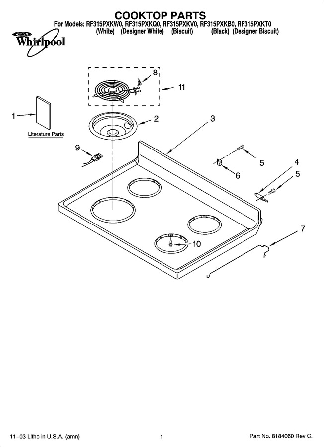 Diagram for RF315PXKQ0