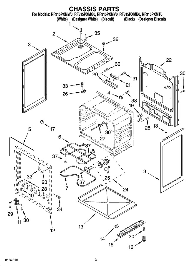 Diagram for RF315PXMB0