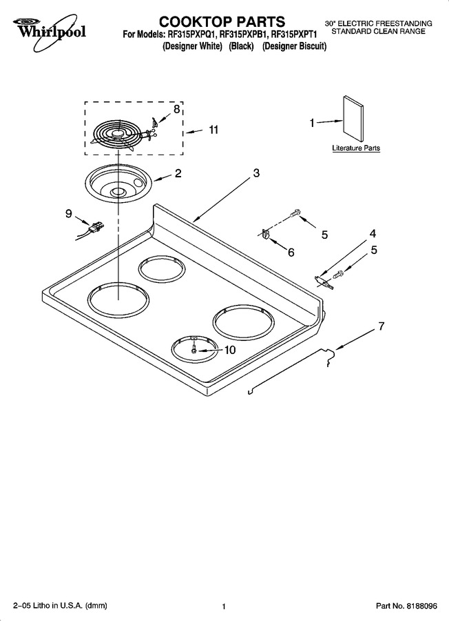 Diagram for RF315PXPQ1