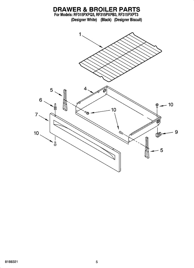 Diagram for RF315PXPQ3