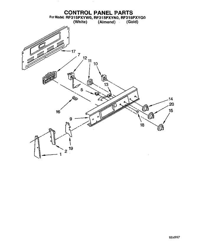 Diagram for RF315PXYG0