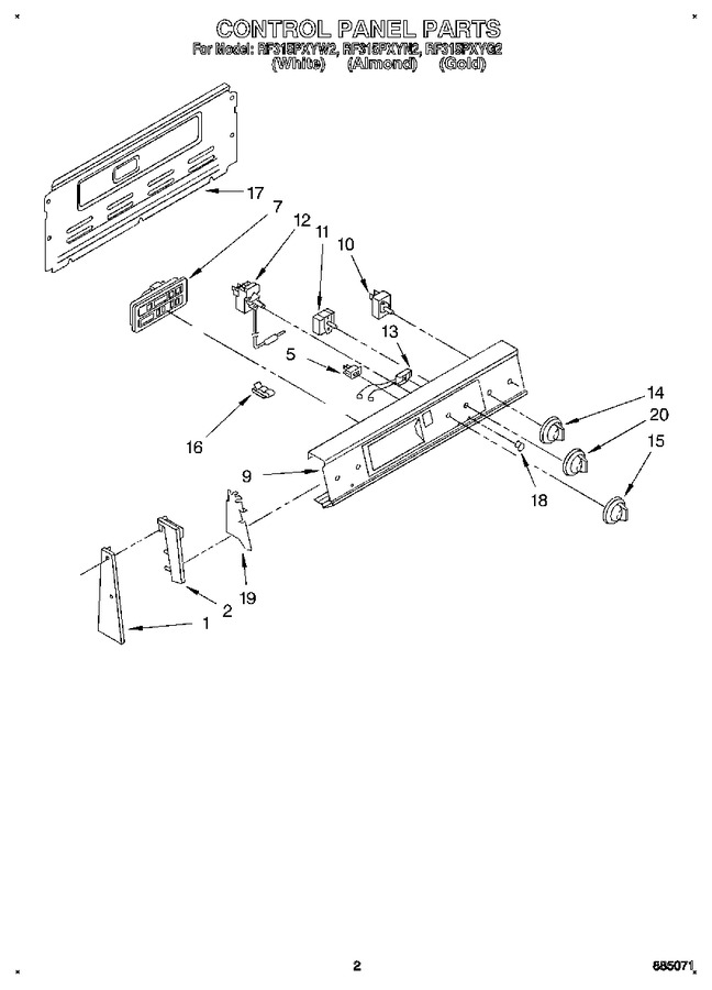 Diagram for RF315PXYG2
