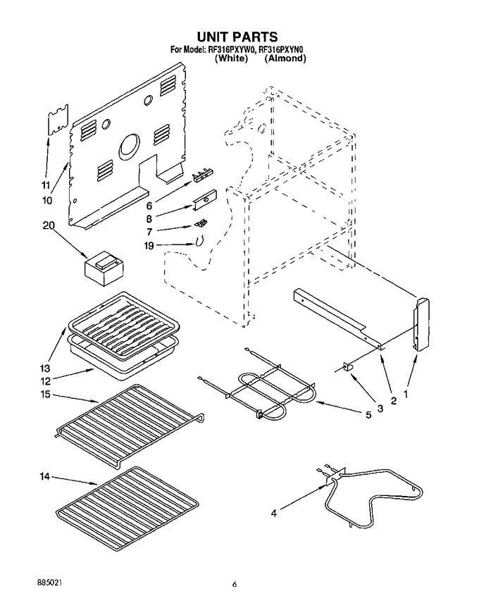 Diagram for RF316PXYN0