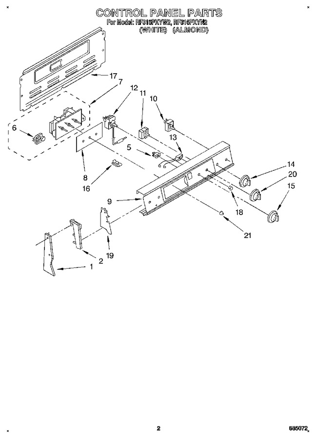Diagram for RF316PXYW2