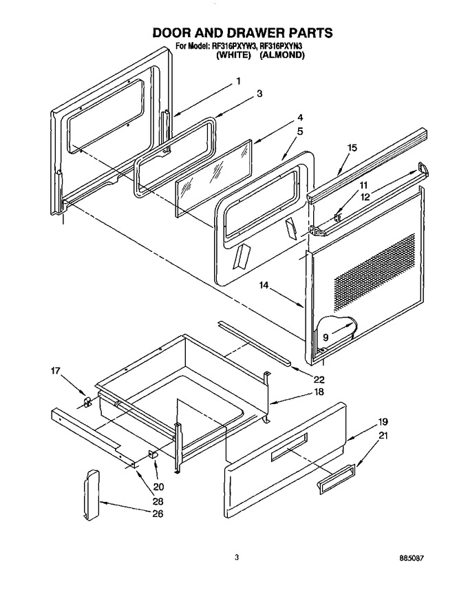 Diagram for RF316PXYW3