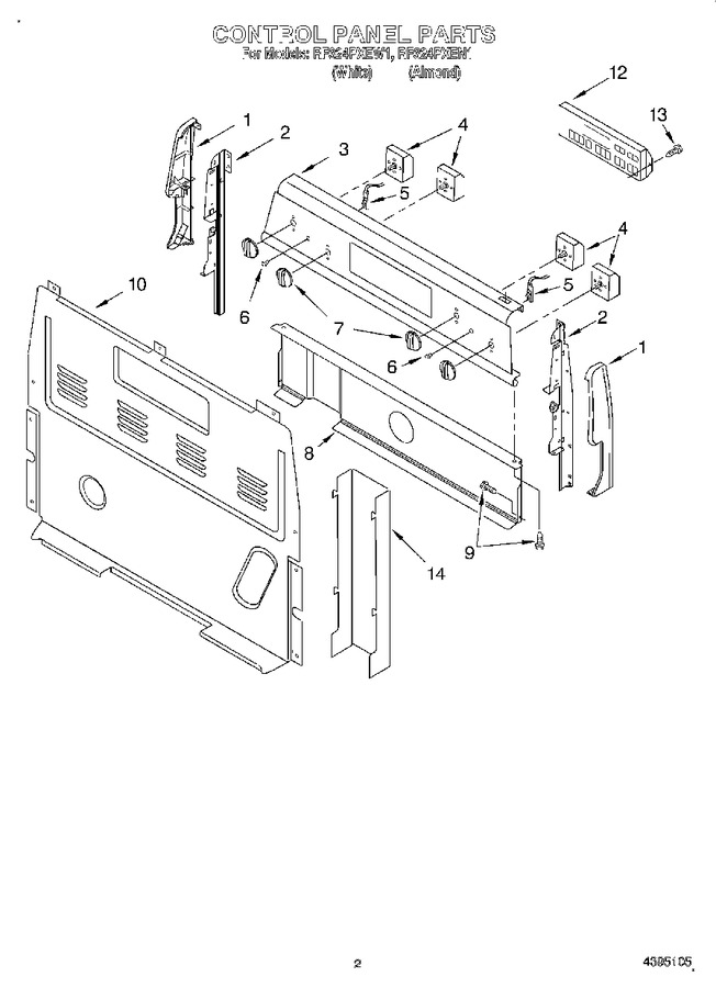 Diagram for RF324PXEW1