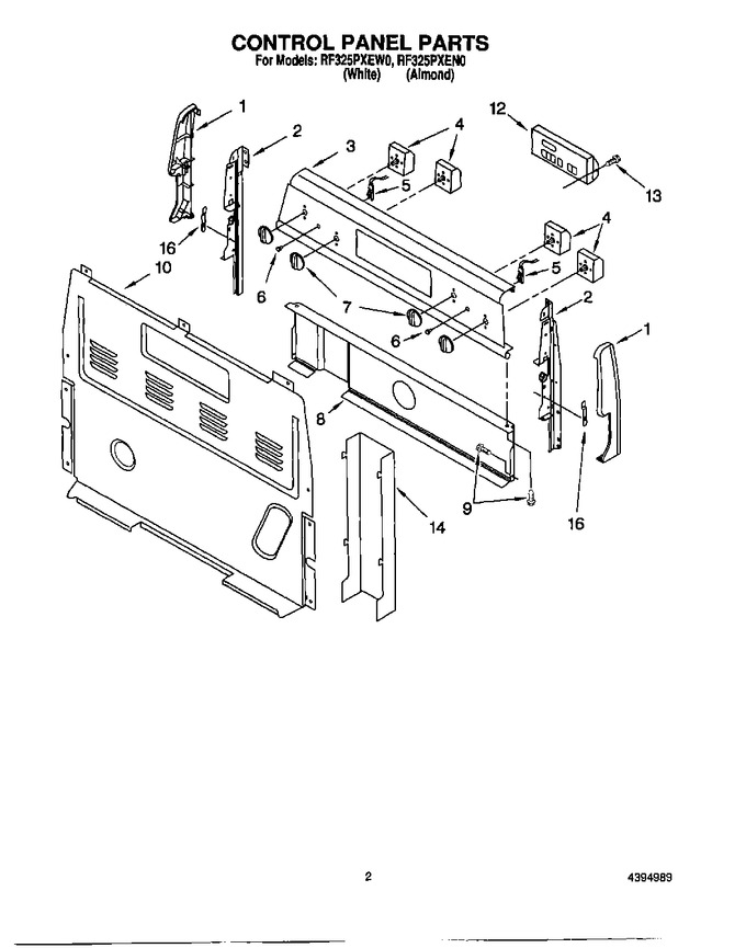 Diagram for RF325PXEW0