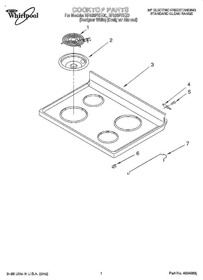 Diagram for RF325PXEZ0