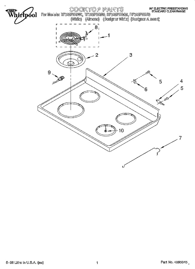 Diagram for RF325PXGN0