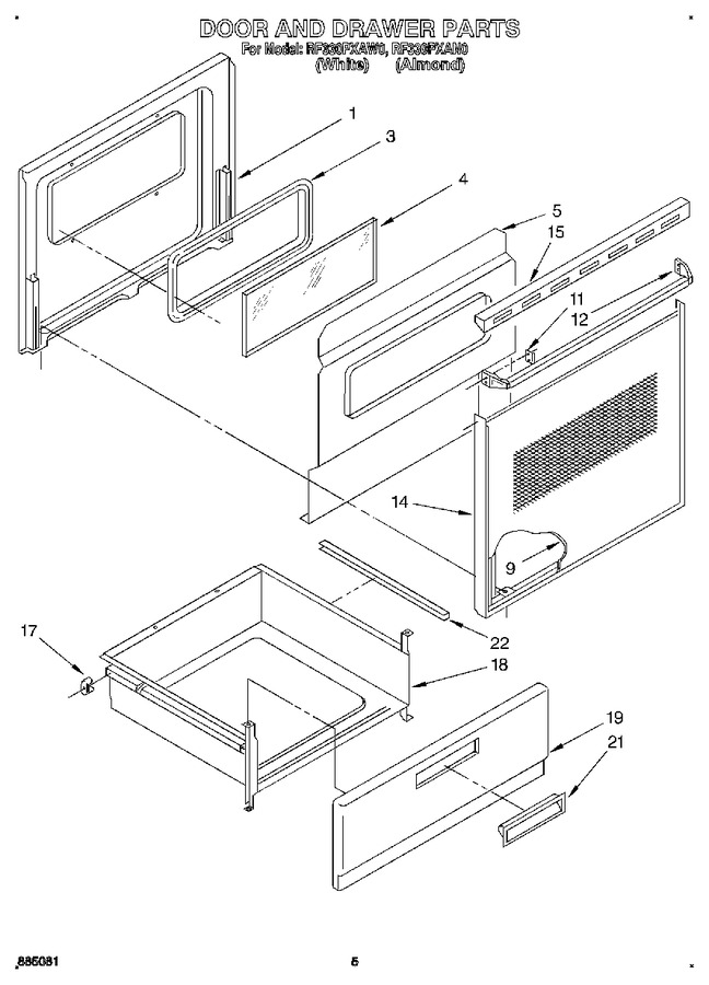 Diagram for RF330PXAW0