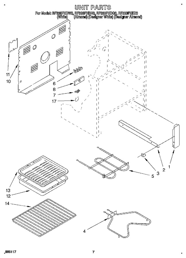Diagram for RF330PXDW0