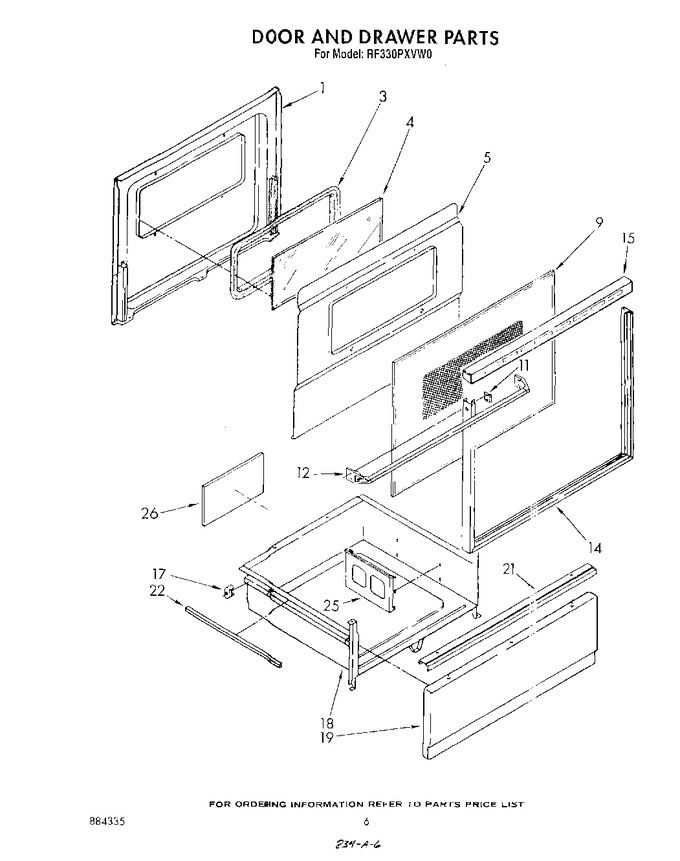 Diagram for RF330PXVW0