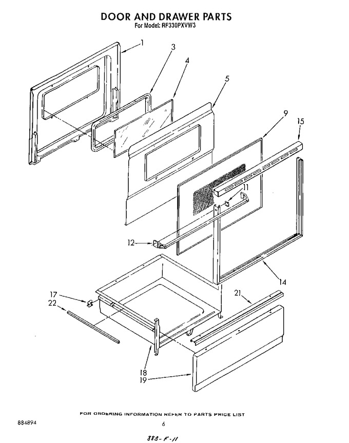 Diagram for RF330PXVW3