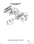 Diagram for 03 - Control Panel
