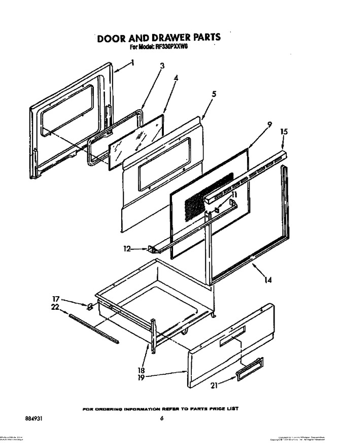 Diagram for RF330PXXW0