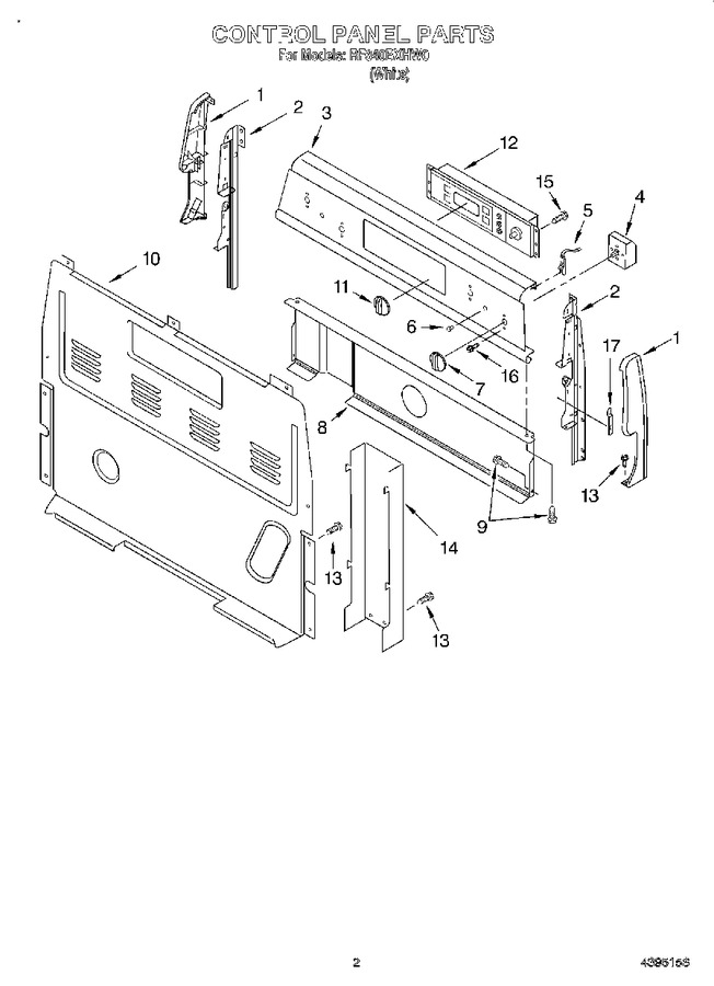 Diagram for RF340BXHW0
