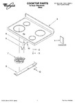 Diagram for 01 - Cooktop Parts