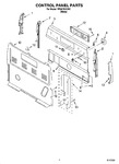 Diagram for 02 - Control Panel Parts