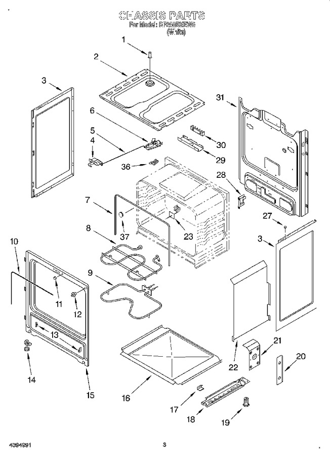 Diagram for RF350BXEW0
