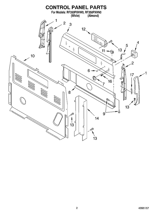 Diagram for RF350PXHN0