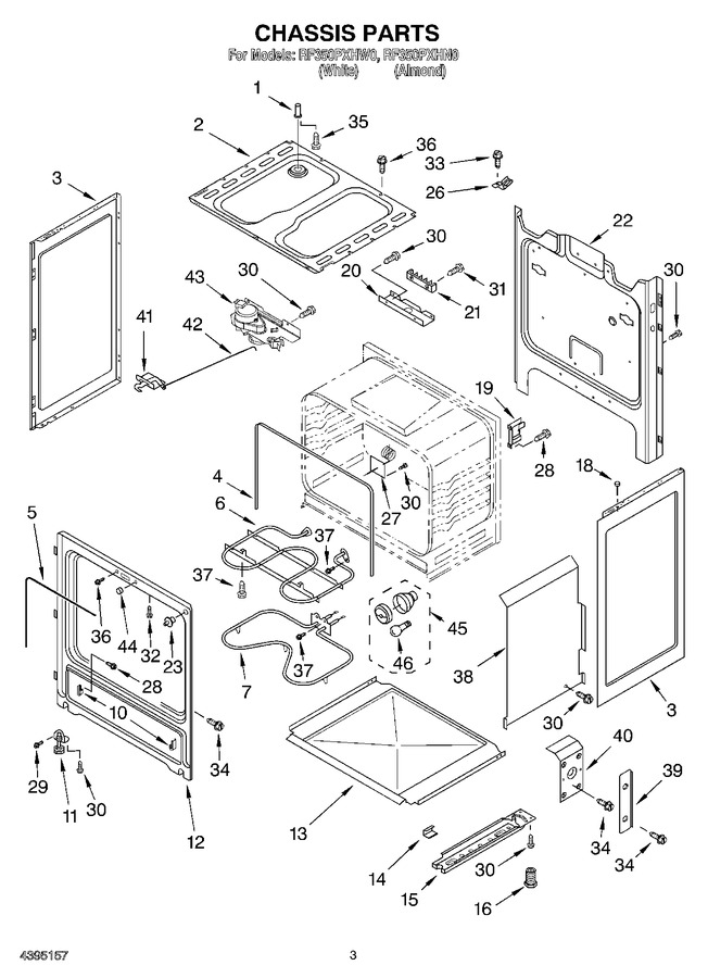 Diagram for RF350PXHW0