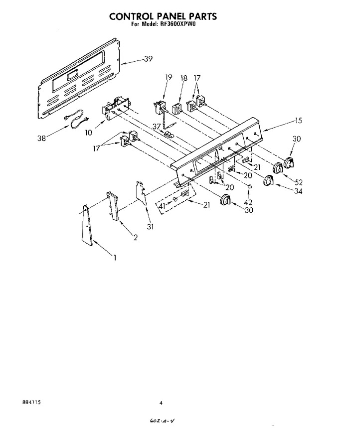 Diagram for RF3600XPW0