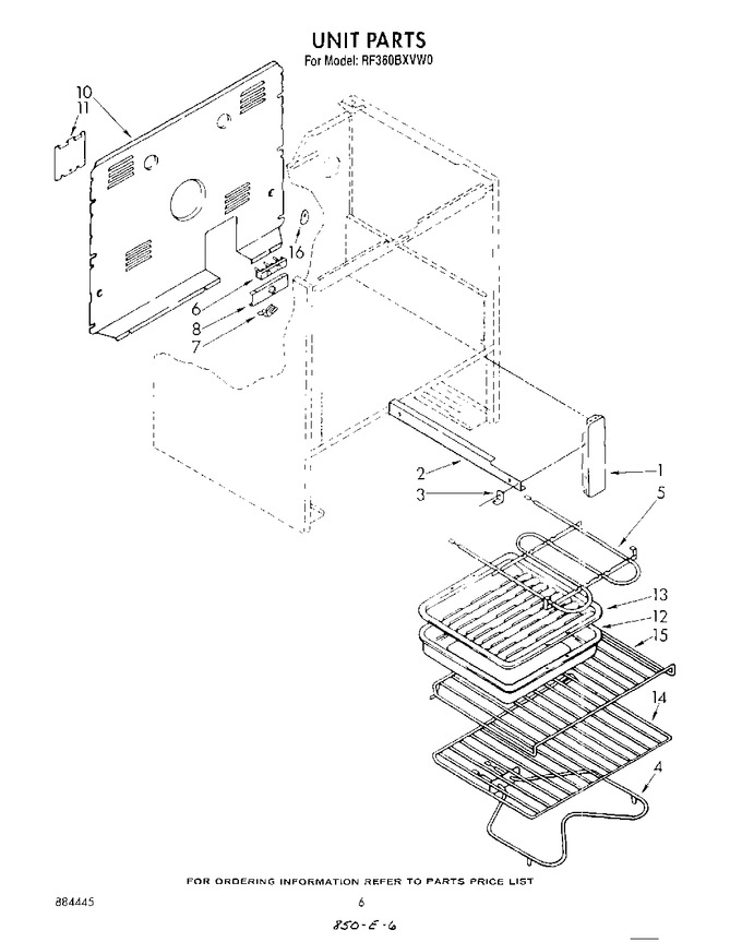 Diagram for RF360BXVW0