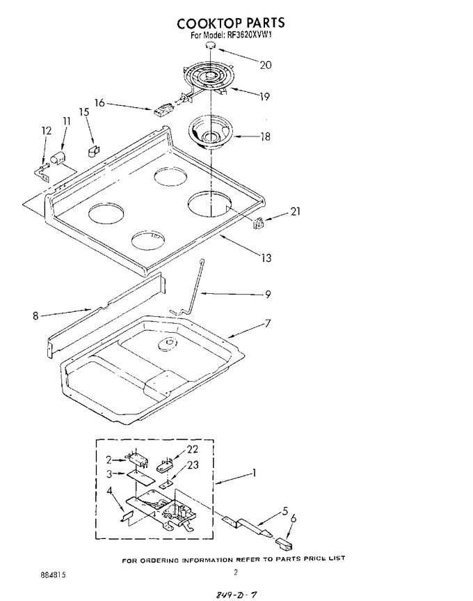 Diagram for RF3620XVN1